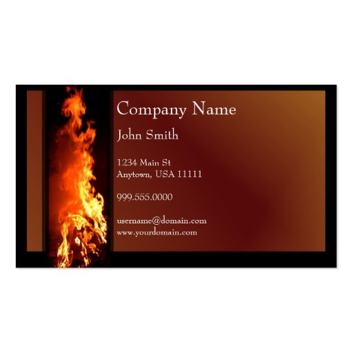 Vertical Inferno Business Card