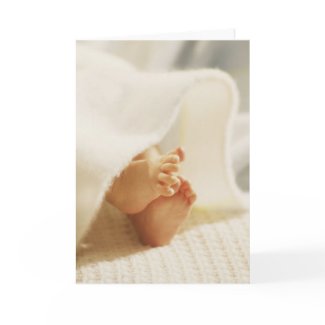 Vertical Little Little Feet card
