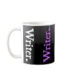 Vertical Reversal Colorsplash Writer. Coffee Mug