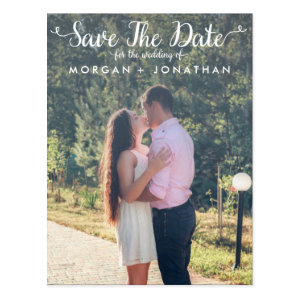 Vertical Save The Date Postcard Template