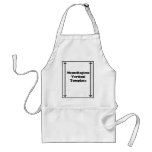 Vertical Template Aprons