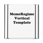 Vertical Template Refrigerator Magnet