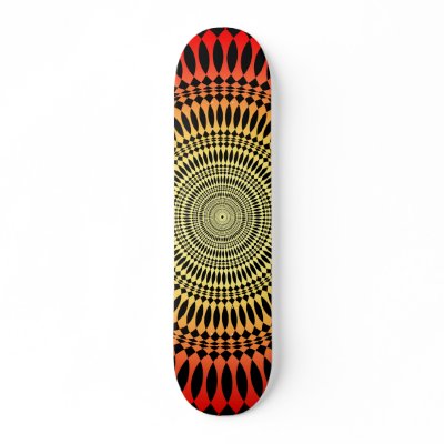 Vertigo: Abstract Design: Custom Skateboard by spiritswitchboard
