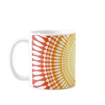 Vertigo Sunburst: Abstract Design: Coffee Mug by spiritswitchboard Vertigo Sunburst: Abstract Design: Coffee Mug