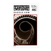 VERTIGO VORTEX HITCHCOCKESQUE Stamp SPIRAL STAIRS
