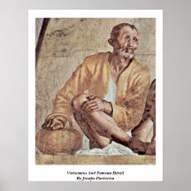 Vertumnus And Pomona Detail By Jacopo Pontormo Poster