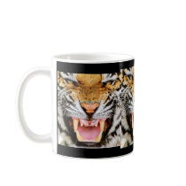 Very Angry Bengal Tiger Coffee Mug by MistaSCARY Very Angry Bengal Tiger Coffee Mug