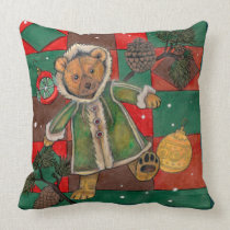 Very Beary Christmas-Teddy Bear Pillow pillows