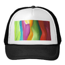Very colorfull abstract painting. hat
