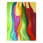 Very colorfull abstract painting. postcards