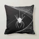 Very Cool Spider on Web Pillows