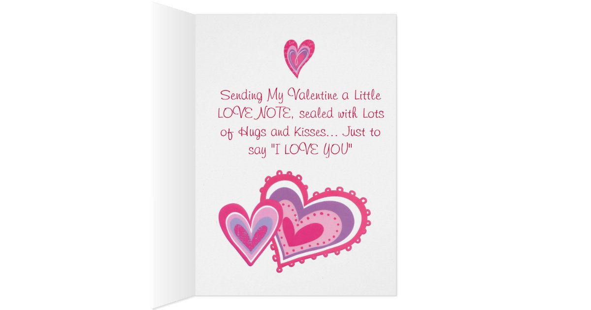 Very cute Valentine card with lots of Hearts | Zazzle