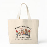 Very Funny Happy Canada Day bags