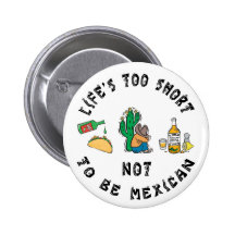 Very Funny Mexican Button