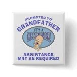 Very Funny New Grandson New Grandfather Buttons