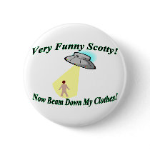 Very Funny Scotty Pinback Buttons