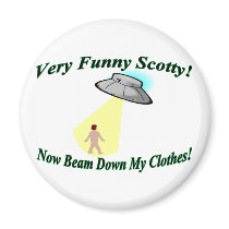 Very Funny Scotty Fridge Magnet