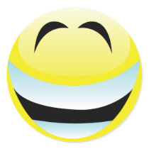 VERY HAPPY SMILEY FACE stickers by dgpaulart VERY HAPPY SMILEY FACE stickers