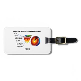 Very Hot & Under Great Pressure Inside (Earth) Bag Tag
