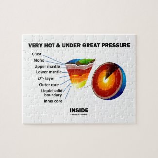 Very Hot & Under Great Pressure Inside (Earth) Jigsaw Puzzles