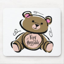 Very Huggable Teddy Bear Mouse Mats