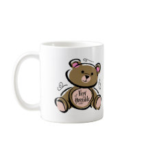 Very Huggable Teddy Bear Coffee Mugs