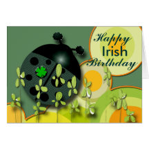 Very Irish Birthday or other occasion Greeting Card
