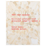 Very Light Floral Spread - Buy  Blank or Customize Custom Flyer