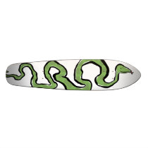 very long snake custom skate board