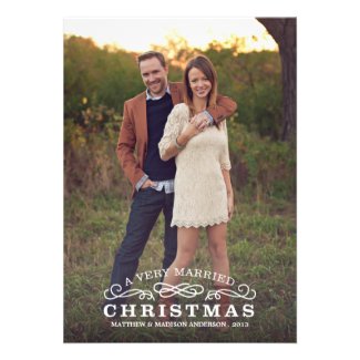 VERY MARRIED CHRISTMAS | HOLIDAY PHOTO CARD
