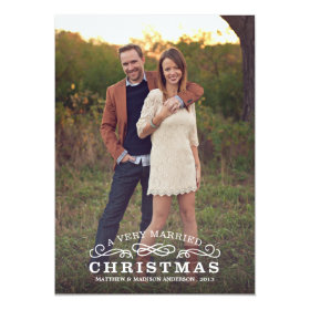VERY MARRIED CHRISTMAS | HOLIDAY PHOTO CARD