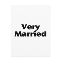 Very Married postcards by CelebrationZazzle Very Married postcards