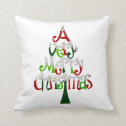 Very Merry Christmas Tree Pillows