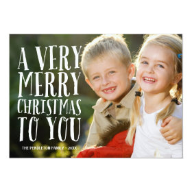 Very Merry | Holiday Photo Card