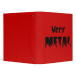 very metal black binders