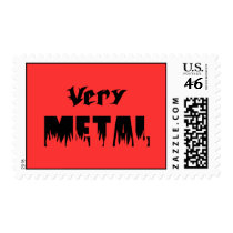 very metal black stamp