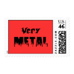 very metal black stamp