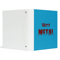 Very Metal (browgundy) 3 Ring Binders