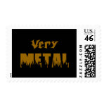 Very Metal (gold) postage