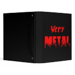 Very Metal (red) Vinyl Binder