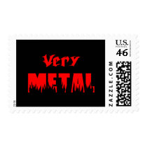 Very Metal (red) Postage
