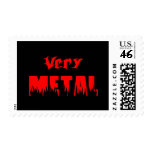 Very Metal (red) Postage