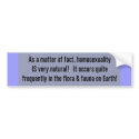 Very Natural bumper stickers