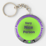 Very Nice Person Flyball Award Keychains