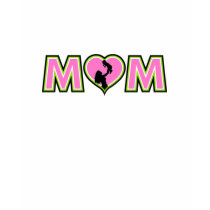 Very Pretty Pink and Green Mom Tees t-shirts