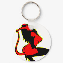 Very Sexy Naughty Devil Girl keychains by WhiteTiger_LLC Very Sexy Naughty Devil Girl keychains