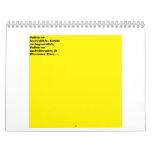 Very Simple Safety Calendar