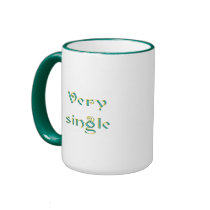 Very Single Funny Mug by dizzypixels Very Single Funny Mug