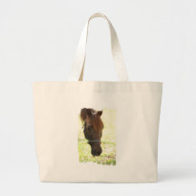Very Sweet Chestnut Horse Canvas Bag