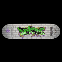 VERY Tag Green 02 ~ Graffiti Art Pro Skateboard skateboards